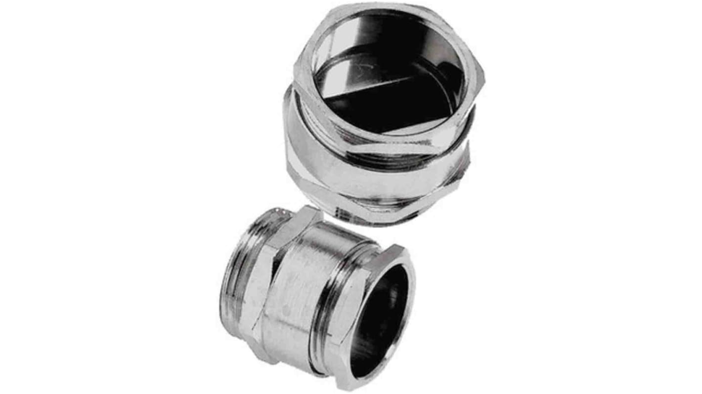 Lapp SKINTOP Series Nickel Plated Brass Cable Gland Kit, M16 Thread, 4.5mm Min, 10mm Max, IP68