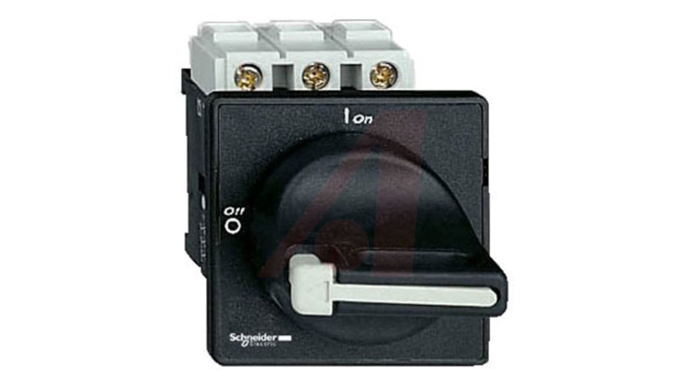 Schneider Electric 3P Pole Panel Mount Isolator Switch - 25A Maximum Current, 15kW Power Rating