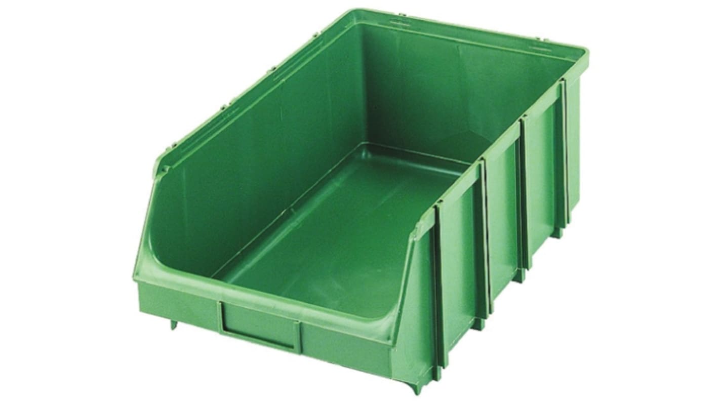 Contenitore Terry Colore verde Plastica, 129mm x 218mm x 234mm