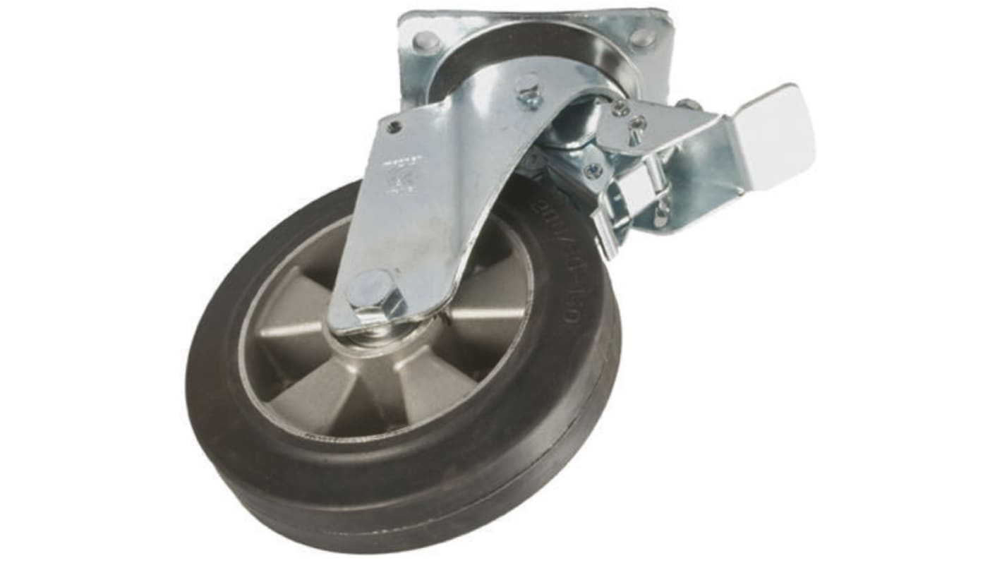 LAG Braked Swivel Castor Wheel, 300kg Capacity, 160mm Wheel