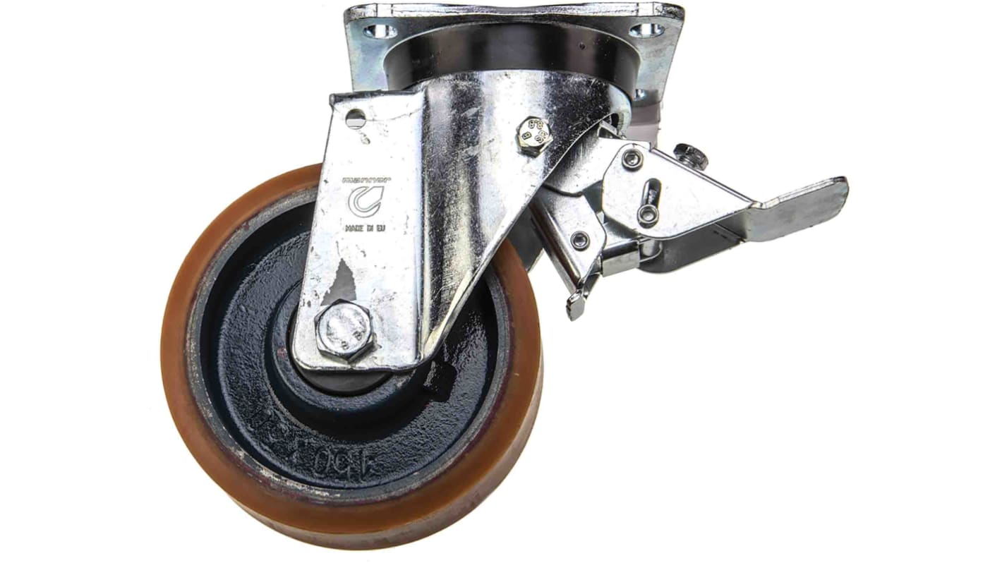 LAG Braked Swivel Castor Wheel, 850kg Capacity, 200mm Wheel