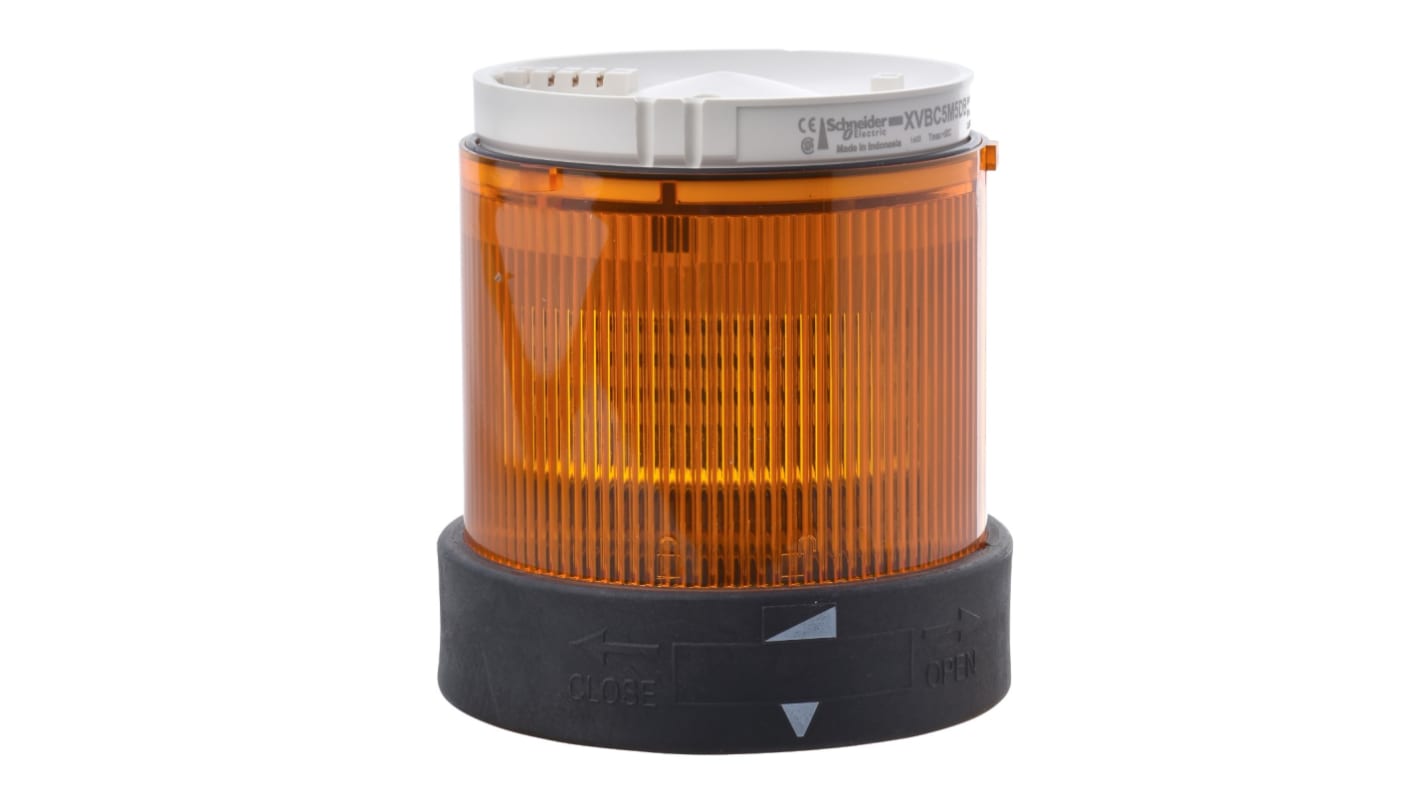 Schneider Electric Harmony XVB Series Amber Steady Effect Beacon Unit, 230 V ac, LED Bulb, AC, IP65