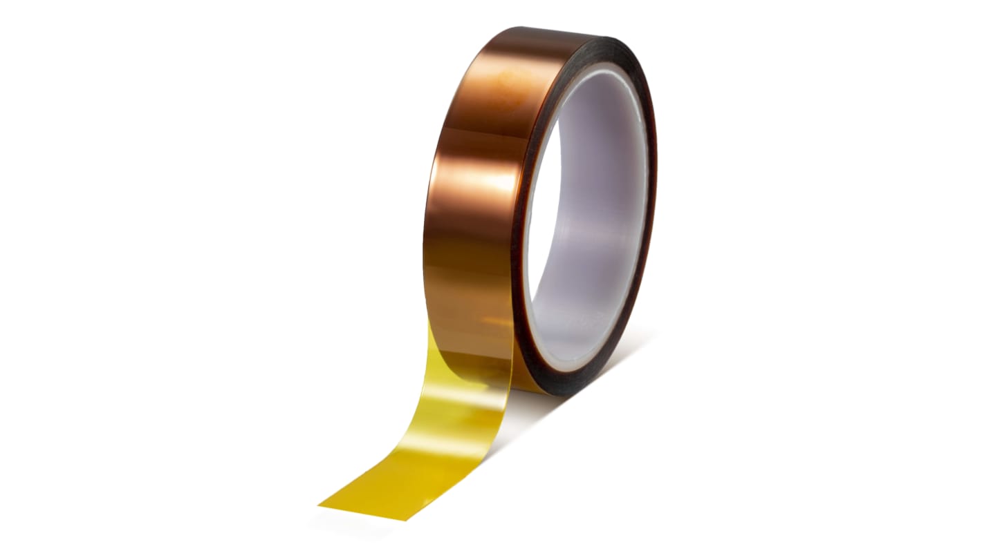 Taśma maskująca Tesa szerokość: 25mm Kapton Pomarańczowy
