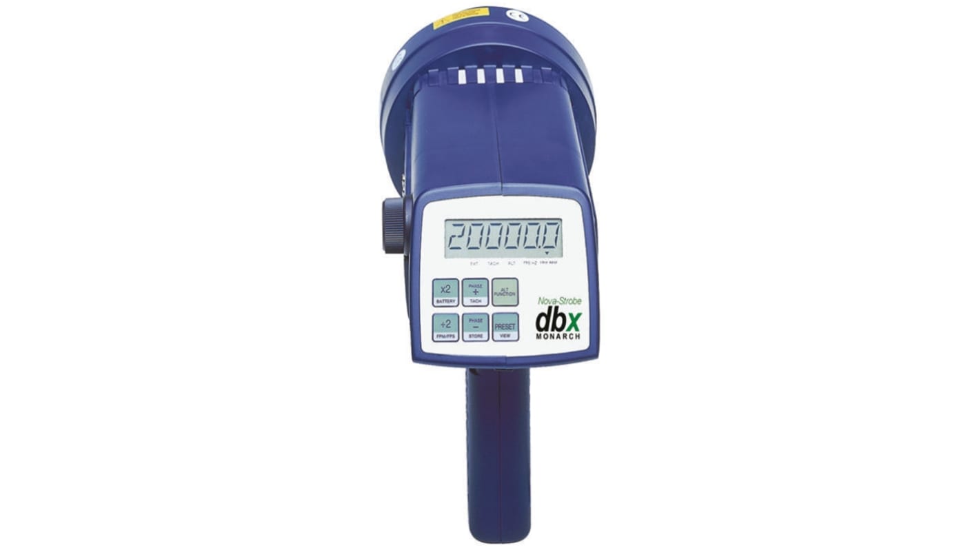 Wachendorff Nova Strobe dbx Handheld Stroboscope, 250000rpm Max, ±0.002 % Accuracy