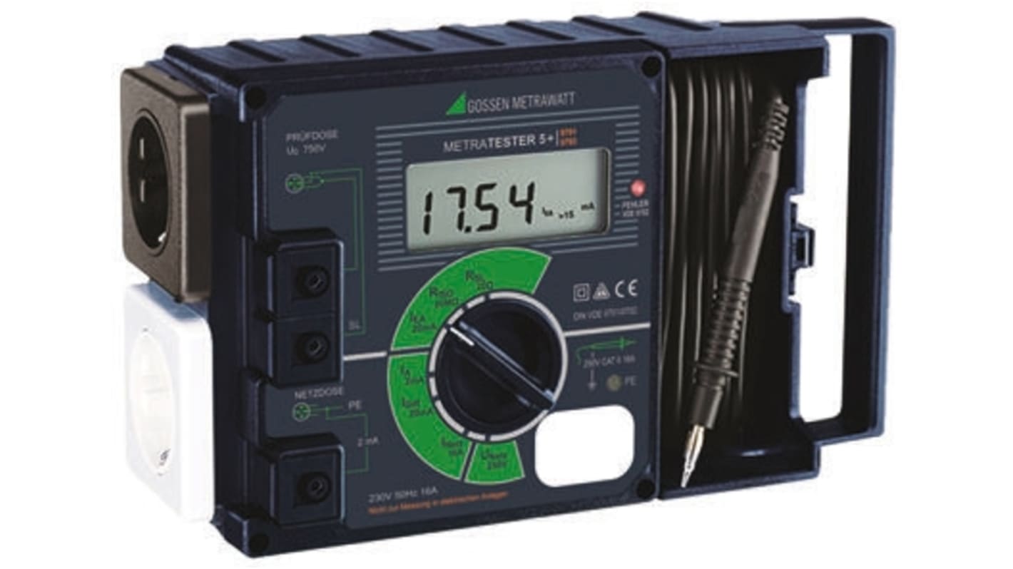 Gossen Metrawatt METRATESTER 5+, Pass/Fail PAT, Gerätetester, Prüfung Automatik, Klasse II