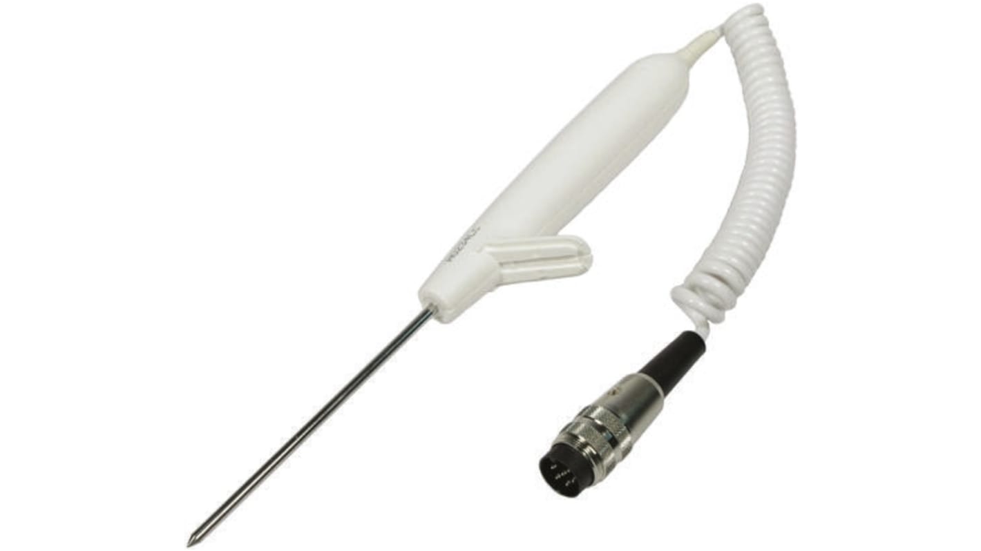 Digitron Temperature Probe, 100mm Length, 3.3mm Diameter, +120 °C Max