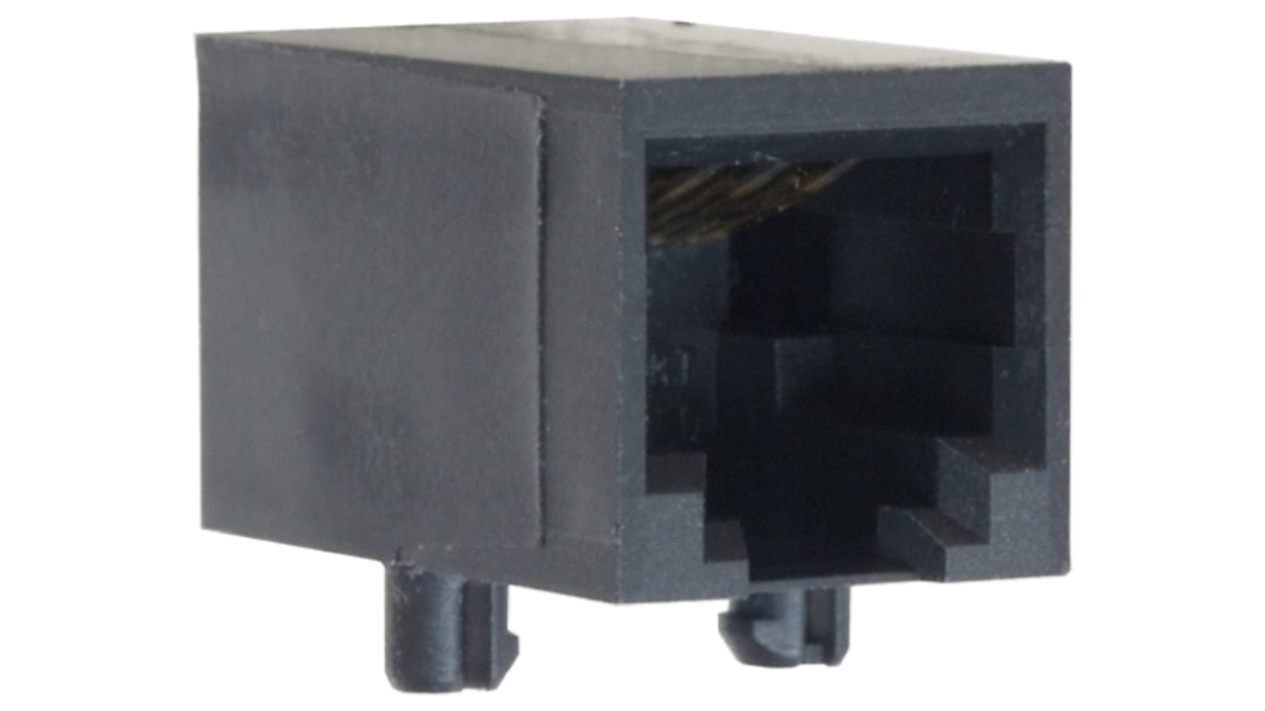 Bel-Stewart SS-64 Series Female RJ11 Connector, Through Hole, Cat4, UTP Shield