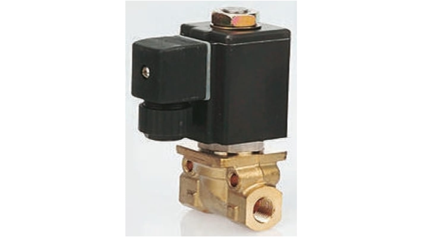 Elettrovalvola NC Burkert, 12 bar max, 2 porte , 110 V c.a., 1/4poll