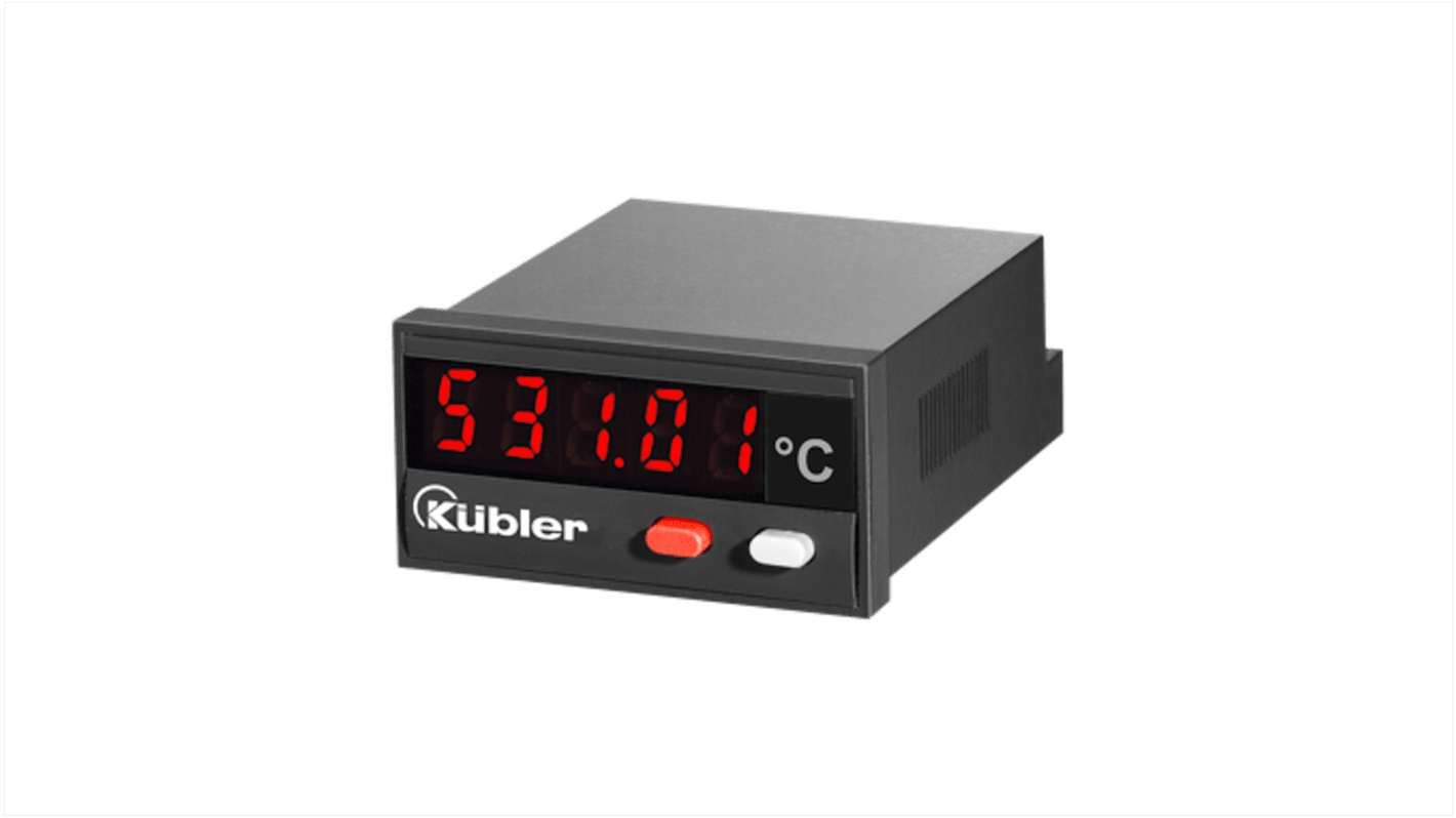 Rs-Online Indicatore di temperatura Kübler CODIX 531 10→ 30 V c.c. 48 x 24 (1/32 DIN)mm