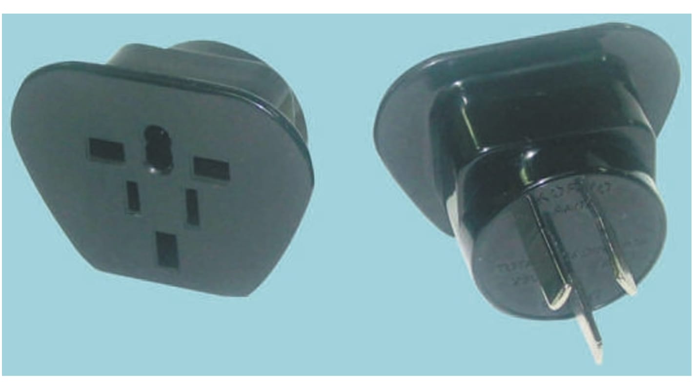 Korjo Products Japan & Some European, UK, US to Australia, New Zealand Mains Connector Adapter, Rated At 10A