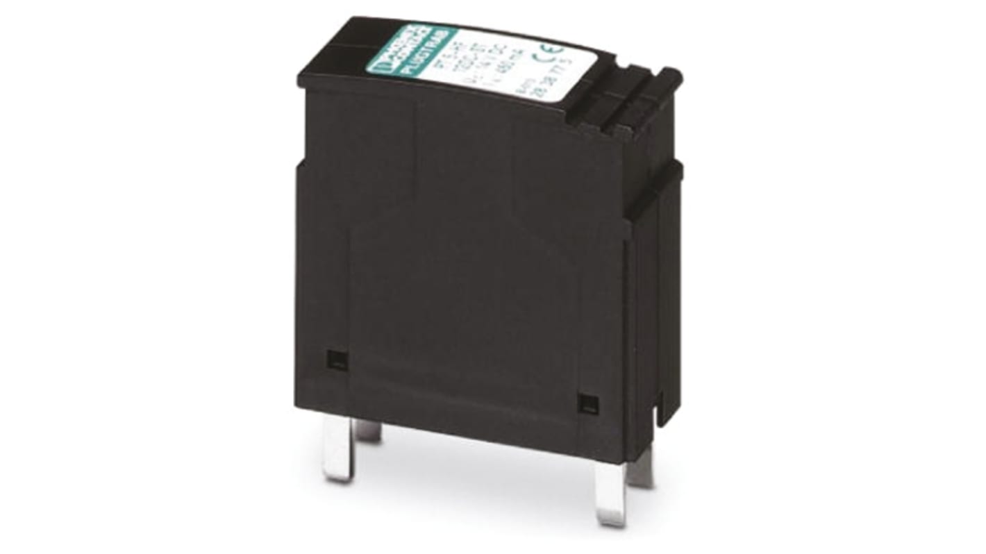 Phoenix Contact, PT 5-HF-12 DC-ST Surge Suppressor Unit 14 V dc Maximum Voltage Rating 20kA Maximum Surge Current