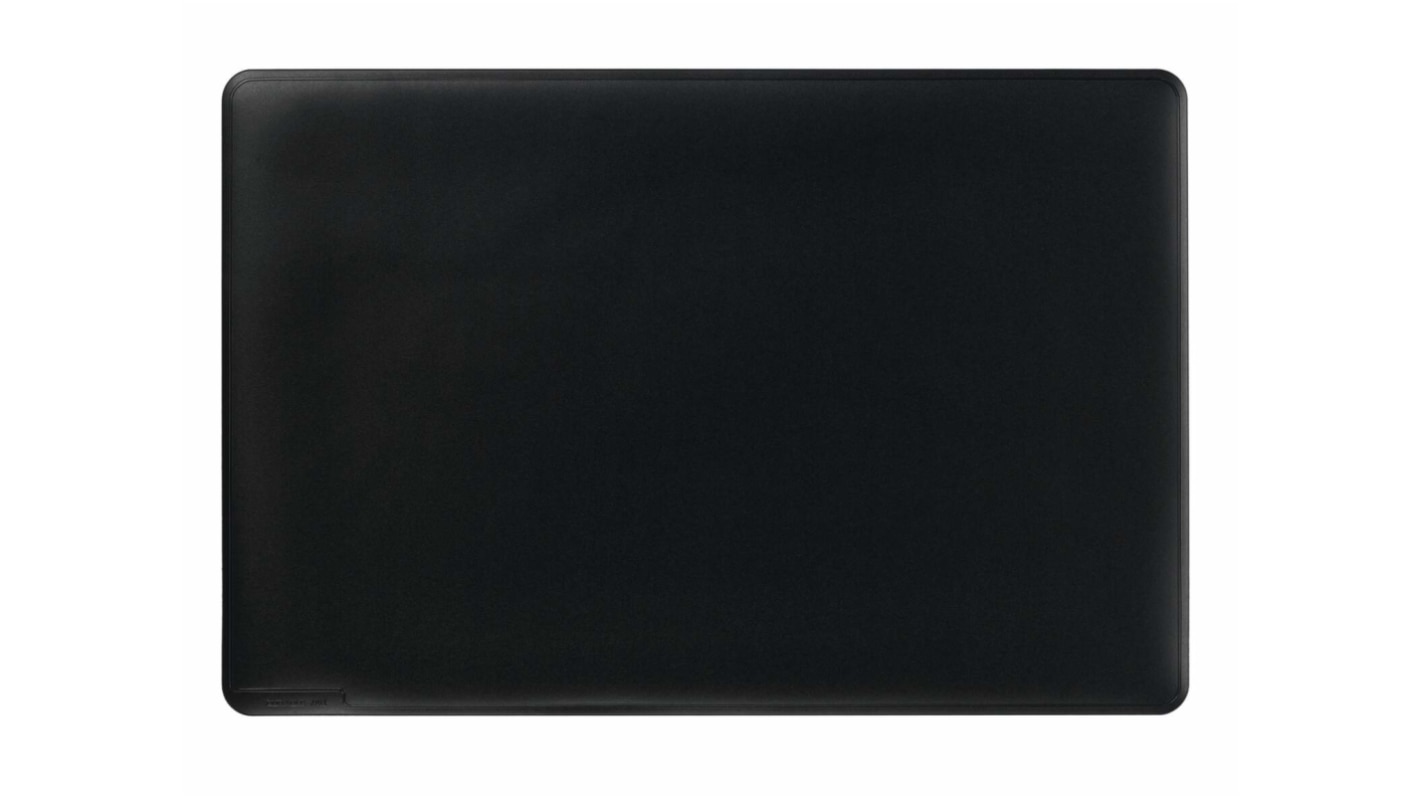 Durable Black Non-Slip Desk Mat, Contoured, 400mm x 530mm
