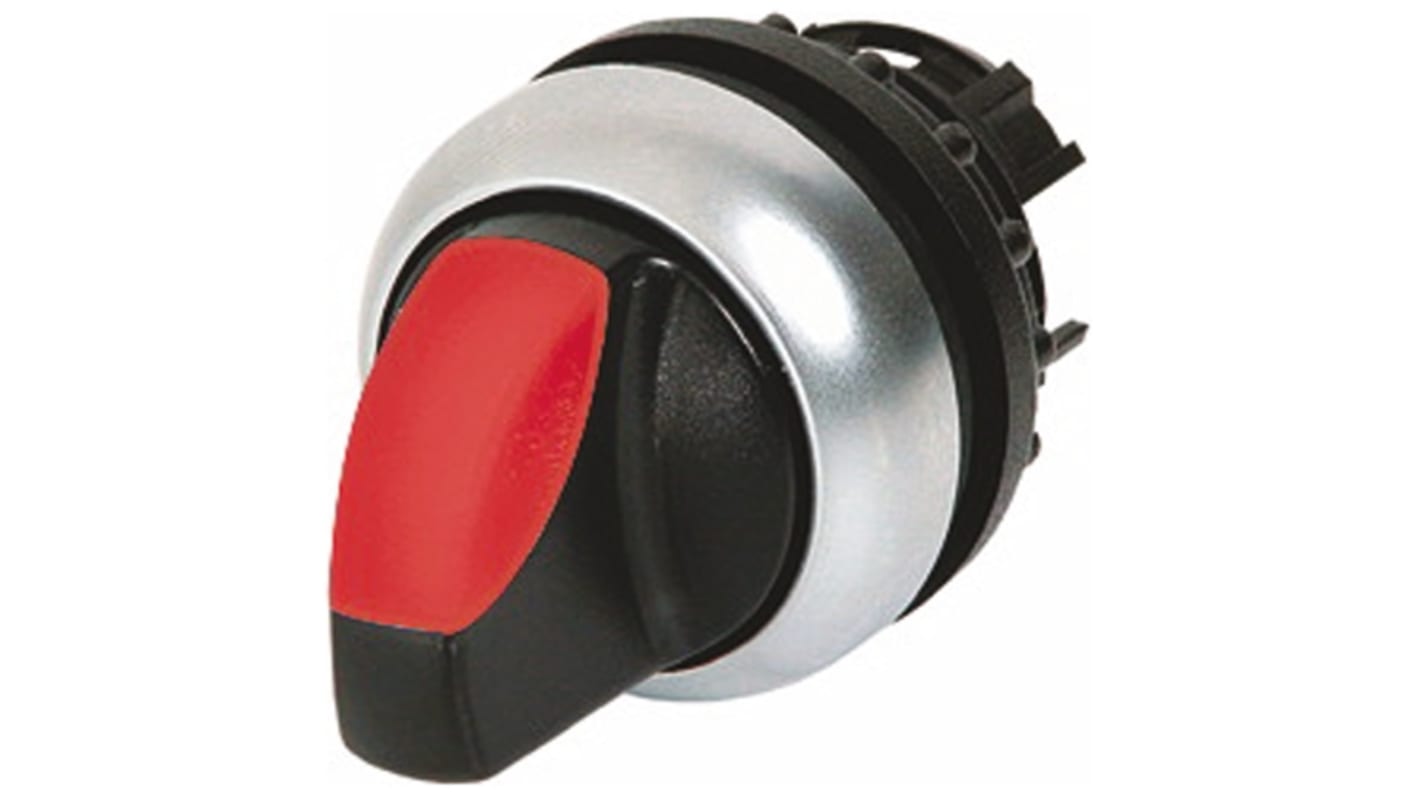 Eaton RMQ Titan Series 3 Position Selector Switch Head, 22mm Cutout, Red Handle