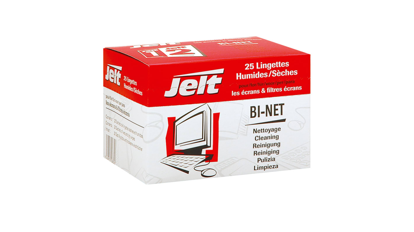 Lingettes Jelt BI-NET, multi-usages, 25 par Boîte