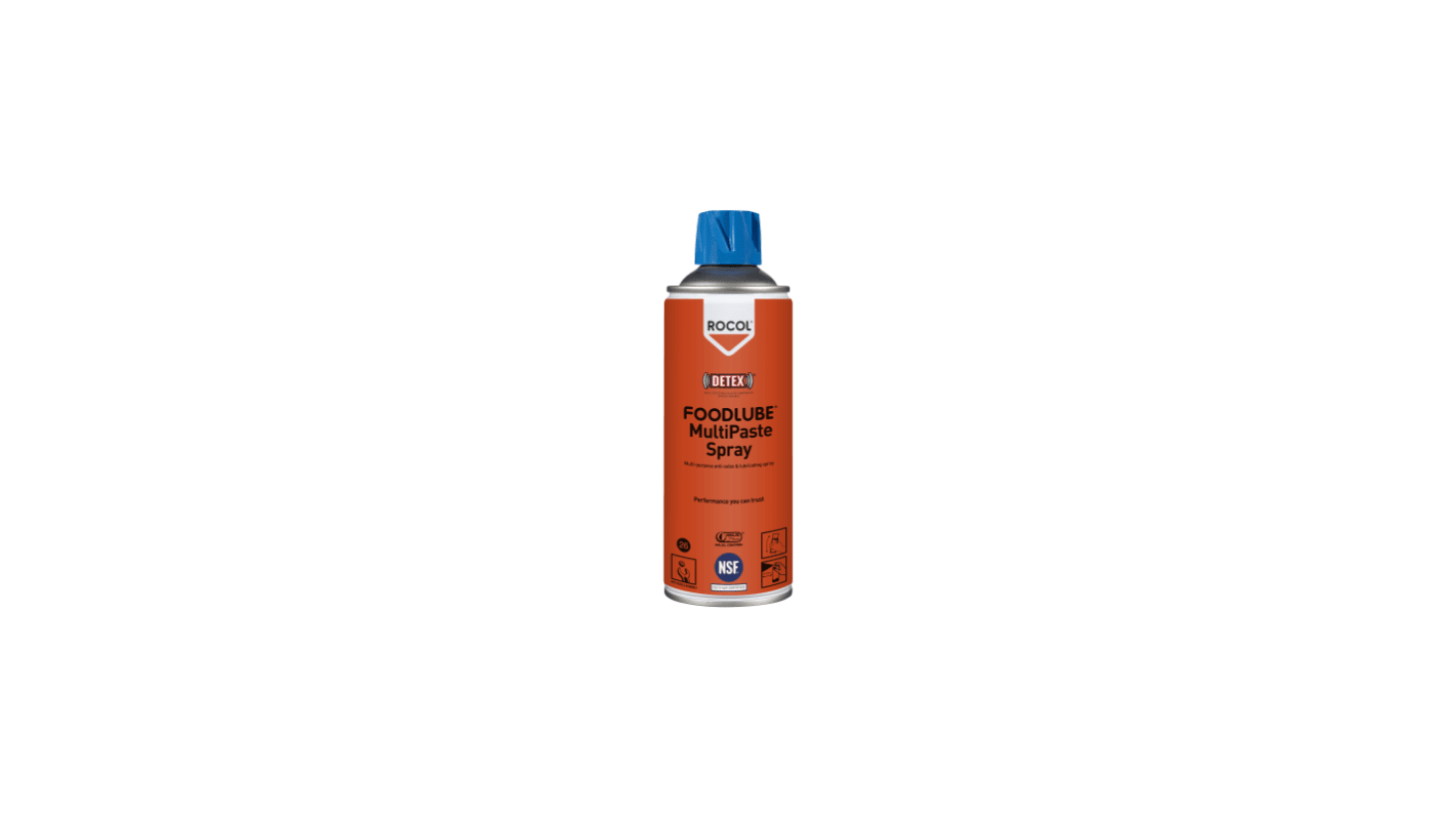 Rocol Foodlube® Multi-Paste Spray PFAS Free Lubricant 400 ml Aerosol,Food Safe