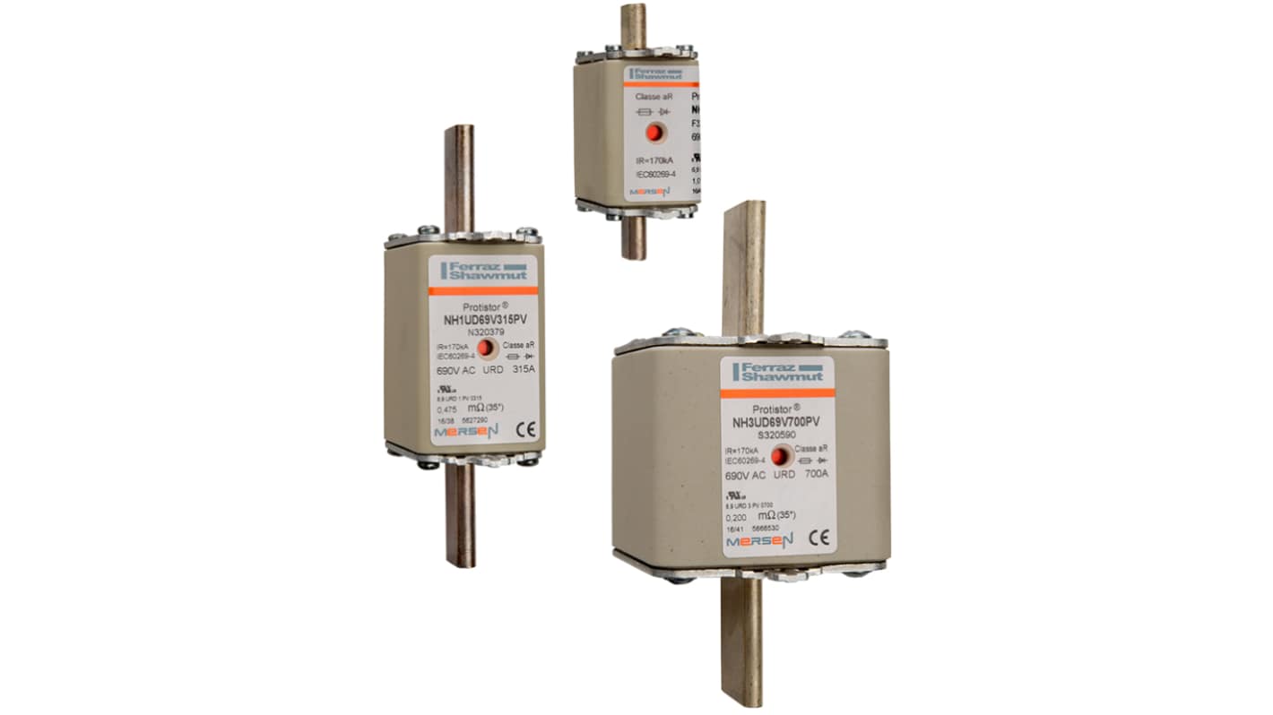 Mersen 200A NH Fuse, NH00, 690V ac