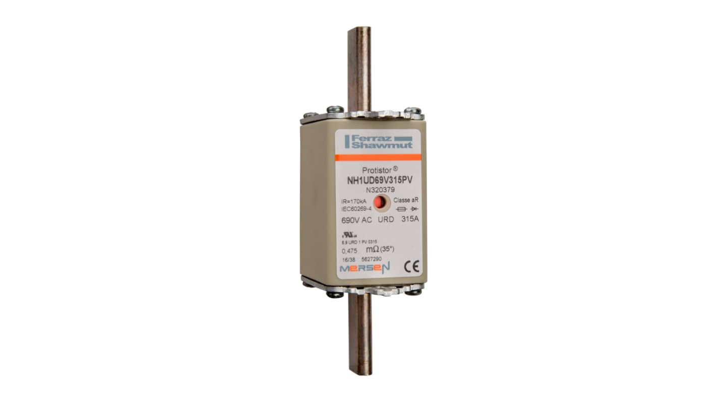 Mersen 315A NH Fuse, NH1, 690V ac