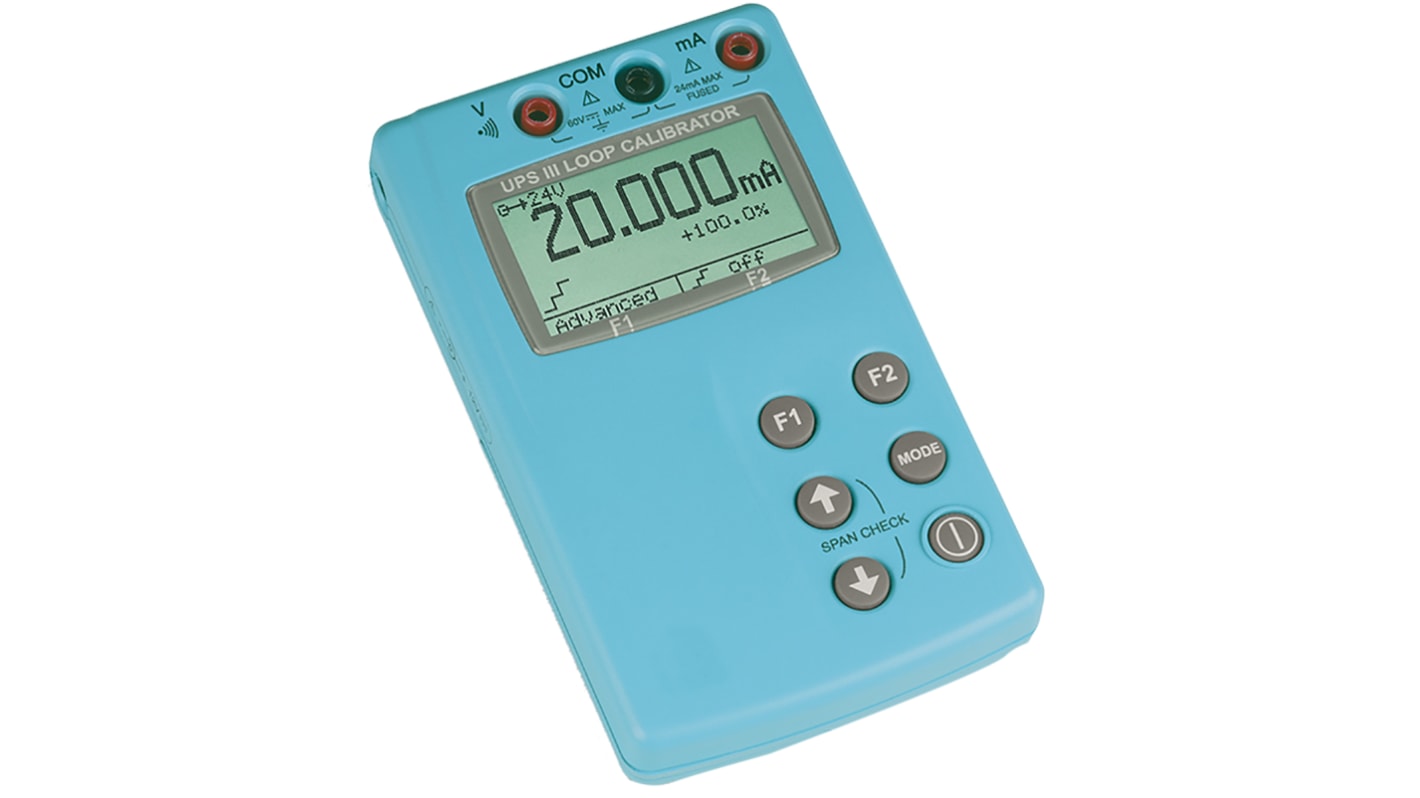 Druck UPS-III, 24mA Loop Calibrator - RS Calibration