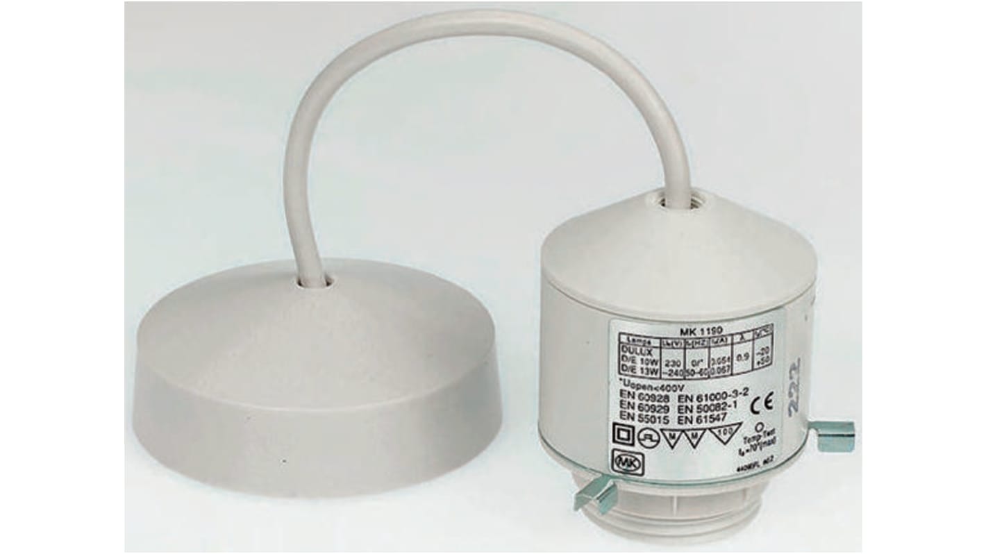 Compact Fluorescent Lamp Holder - 1190 WHI