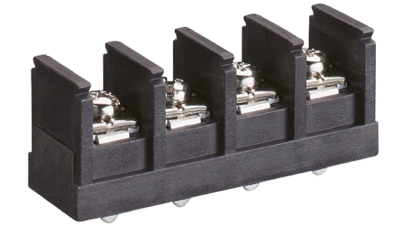 OTB-910B-4P | Osada バリア端子台, 2 列, 4 極, 100A, 600 V OTB-910B-4P | Osada バリア端子台, 2 列, 4 極, 100A, 600 V