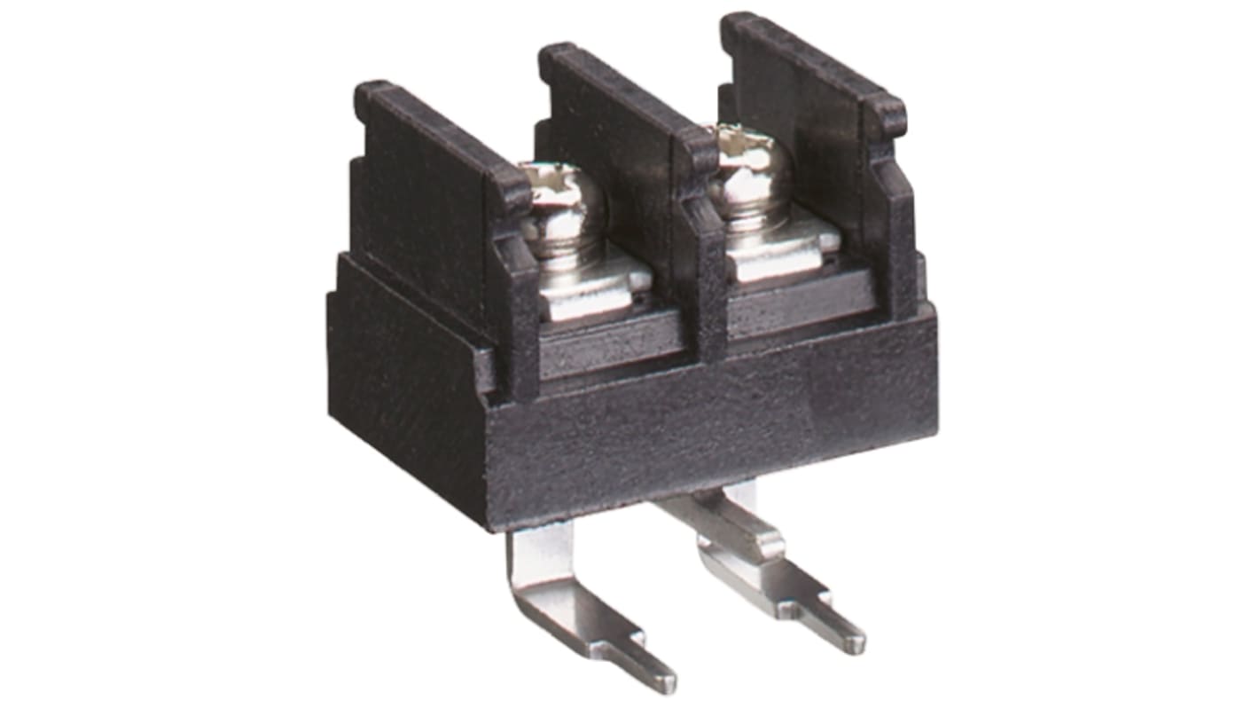 Osada Barrier Strip, 2 Contact, 7.62mm Pitch, 1 Row, 12A, 250 V, Female Gender, Solder Termination