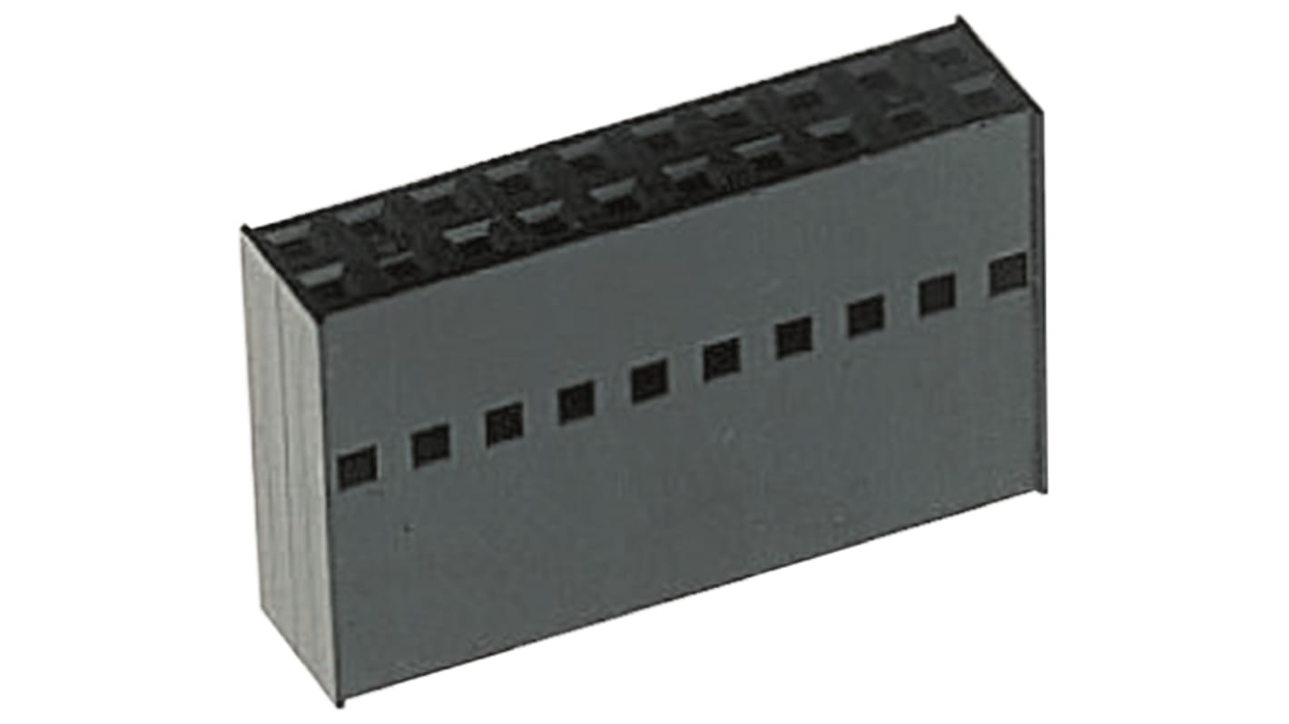 TE Connectivity, AMPMODU MOD IV Female Connector Housing, 2.54mm Pitch, 20 Way, 2 Row