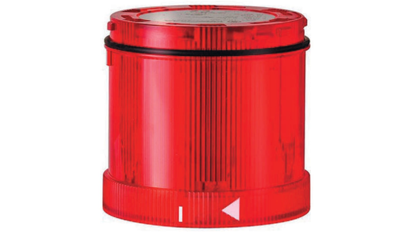 Werma 644 Series Red EVS Effect Beacon Unit, 24 V dc, LED Bulb, DC, IP65