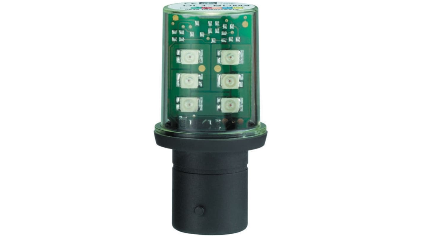 Schneider Electric LED-Lampe 230 V ac, BA15d Sockel Orange, Leuchte, LED