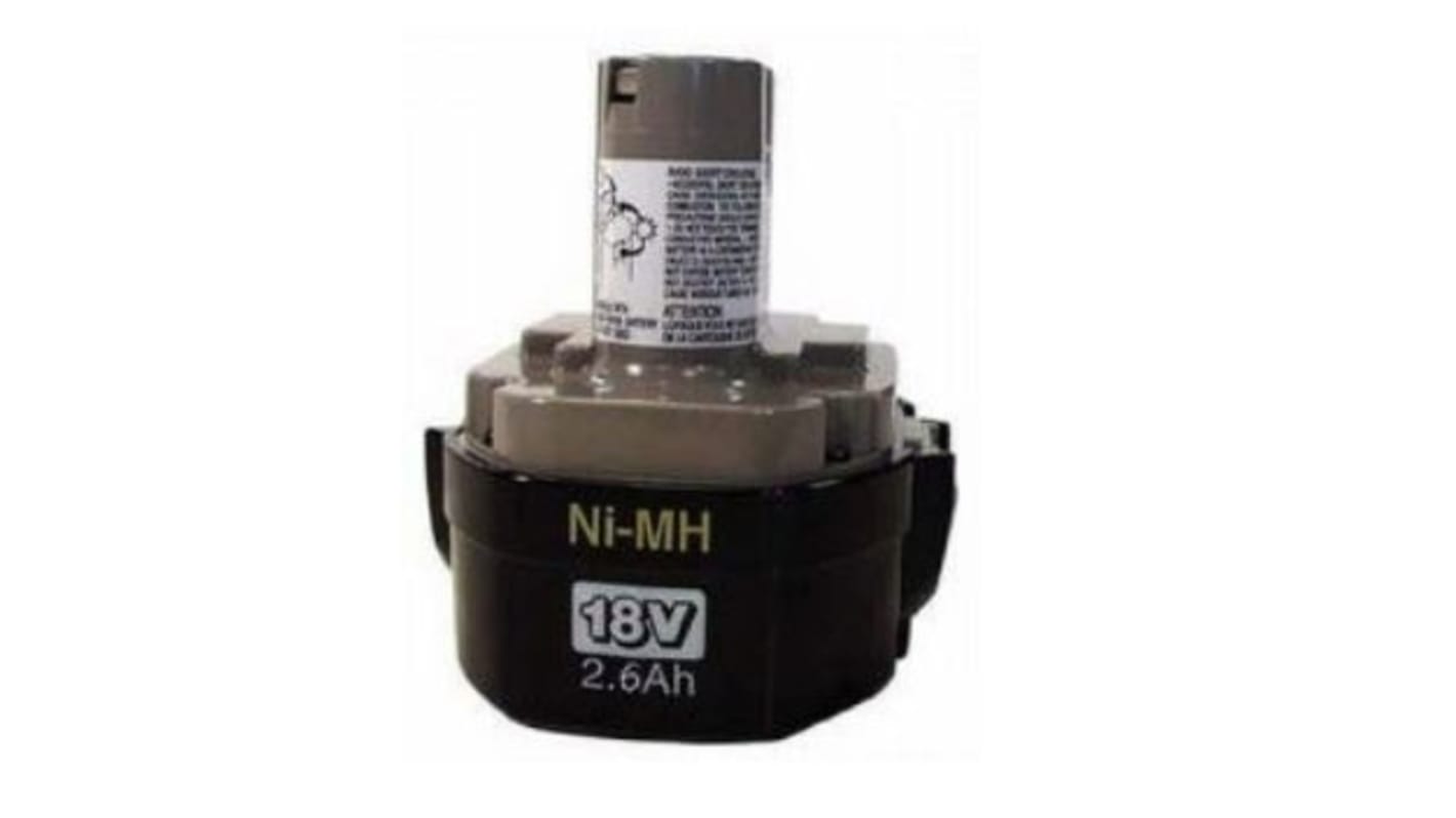 Batería para herramienta eléctrica Makita NiMH de 18V 2.6Ah, para usar con Herramientas eléctricas Makita