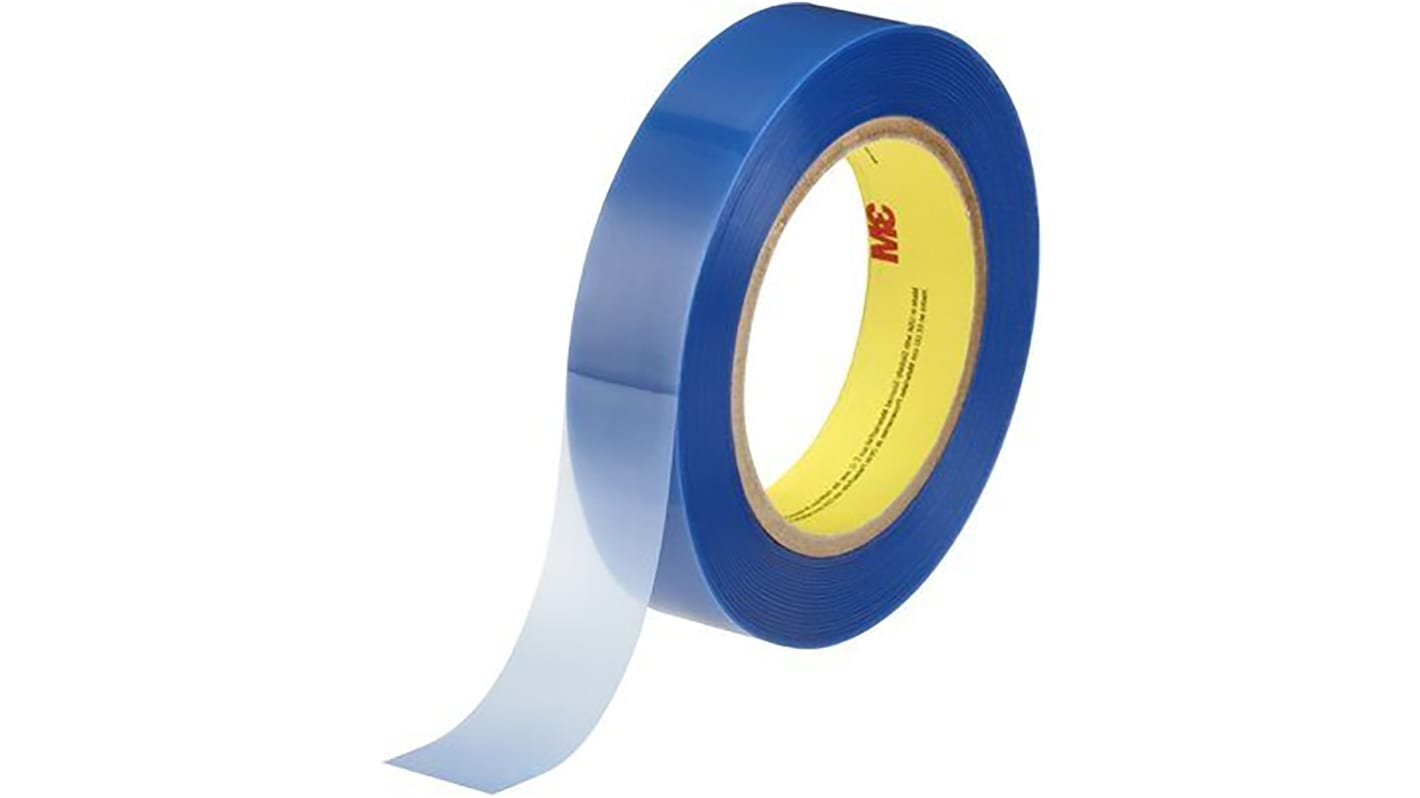 3M SCOTCH 8902 PET Abdeckband Blau, Stärke 0.08mm Silikon-Kleber 25mm x 66m