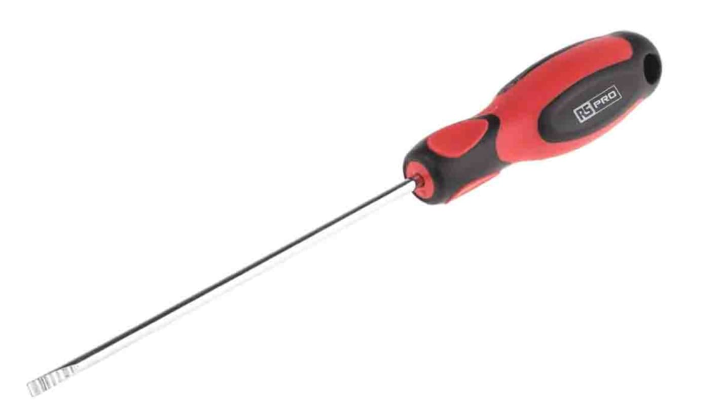 RS PRO Slotted Screwdriver, 3 mm Tip, 100 mm Blade