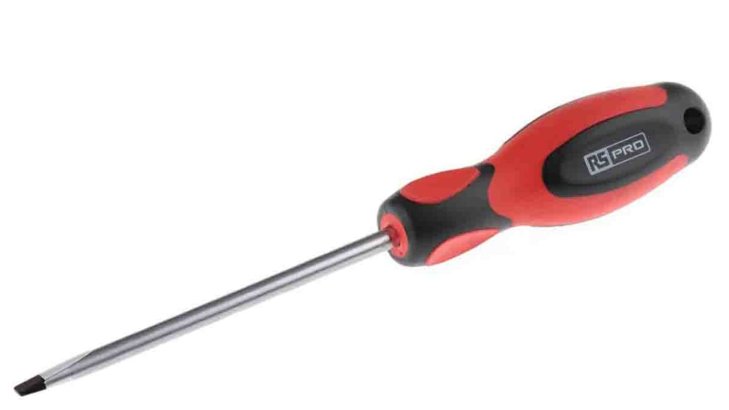 RS PRO 5 mm Schlitz Standard-Schraubendreher, CrV-Stahl / Klinge 100 mm
