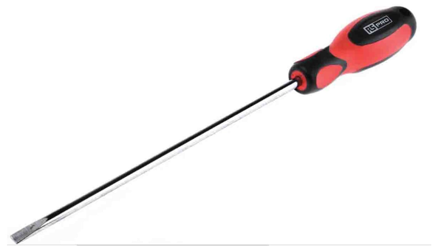 RS PRO Flat Screwdriver, 5 mm Tip, 200 mm Blade