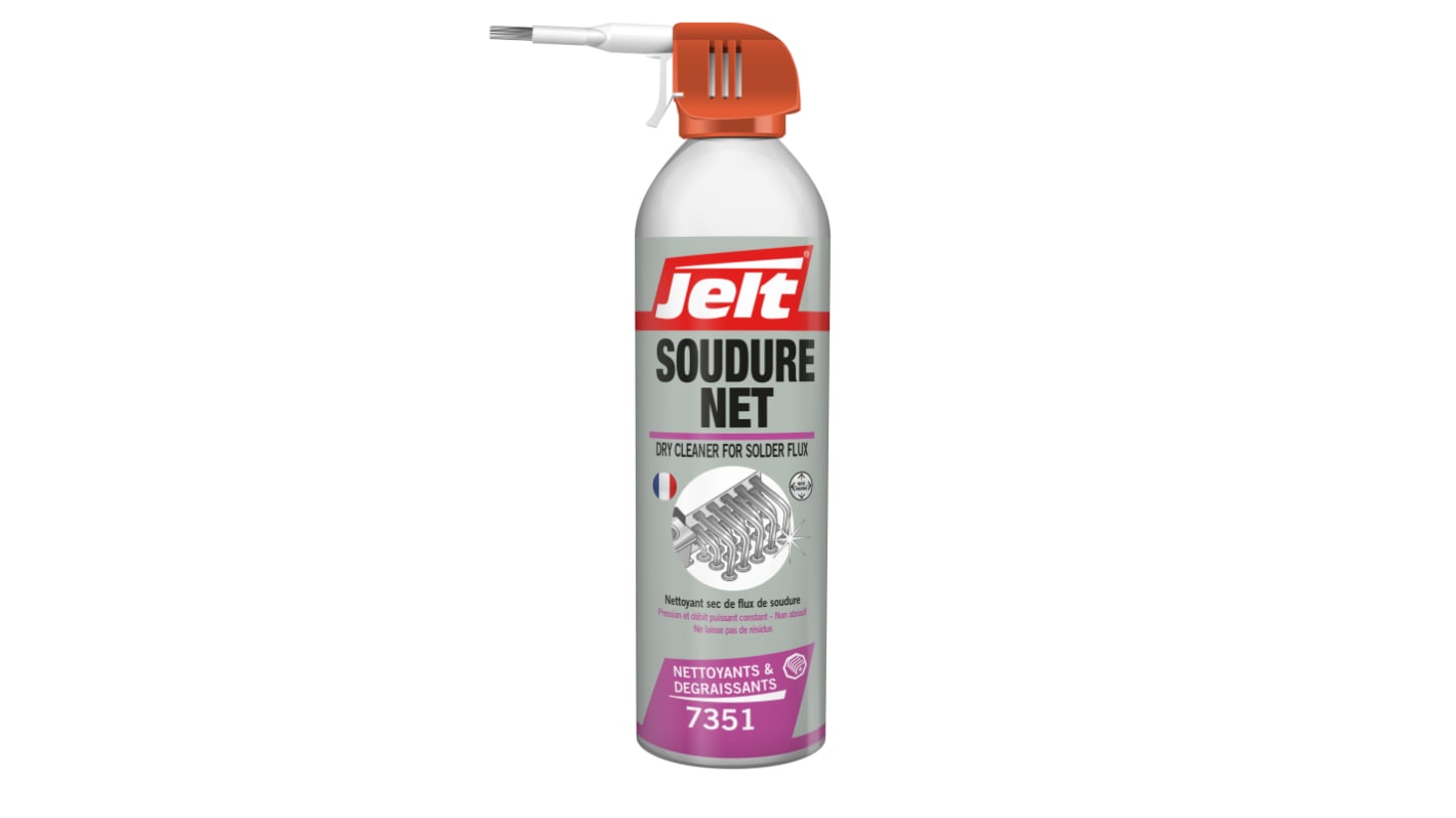 Nettoyant de flux de soudure Jelt SOUDURE NET, Aérosol de 650ml pour CI