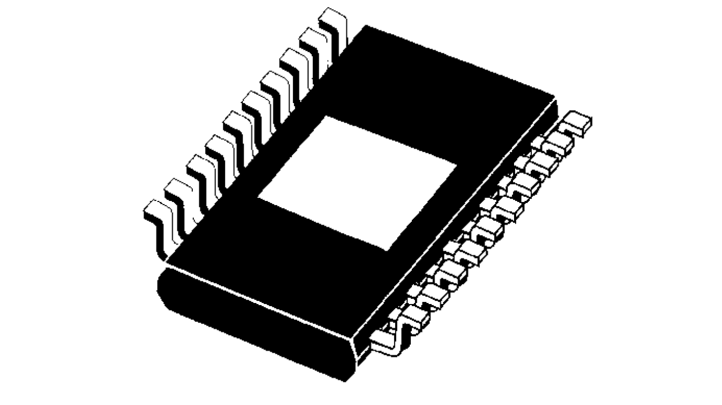 THS7001IPWP Texas Instruments, Programmable Gain Amplifier 80dB, 20-Pin HTSSOP