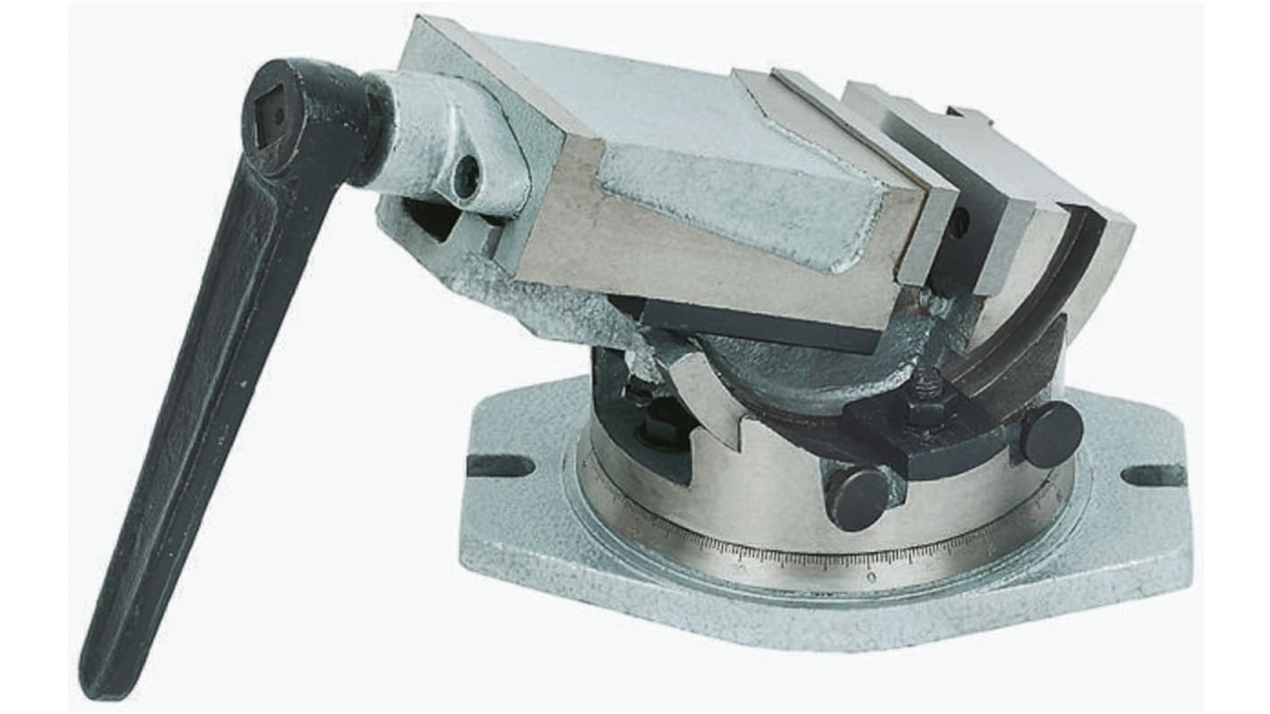 RS PRO Milling Vice 100mm x 80mm, 19kg