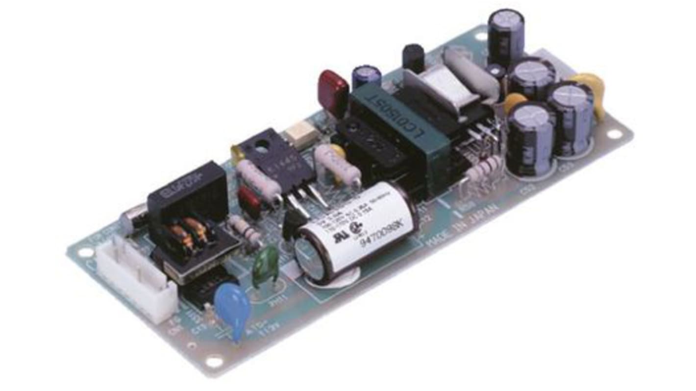 Cosel Embedded Switch Mode Power Supply SMPS, LCA15S-24, 24V dc, 700mA, 16.8W, 1 Output, 110 → 170 V dc, 85