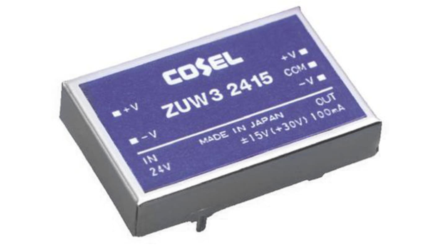 ZUW32415 | コーセル DC-DCコンバータ 18→ 36 V dc To ±15V dc ZUW32415 | コーセル DC-DCコンバータ 18→ 36 V dc To ±15V dc