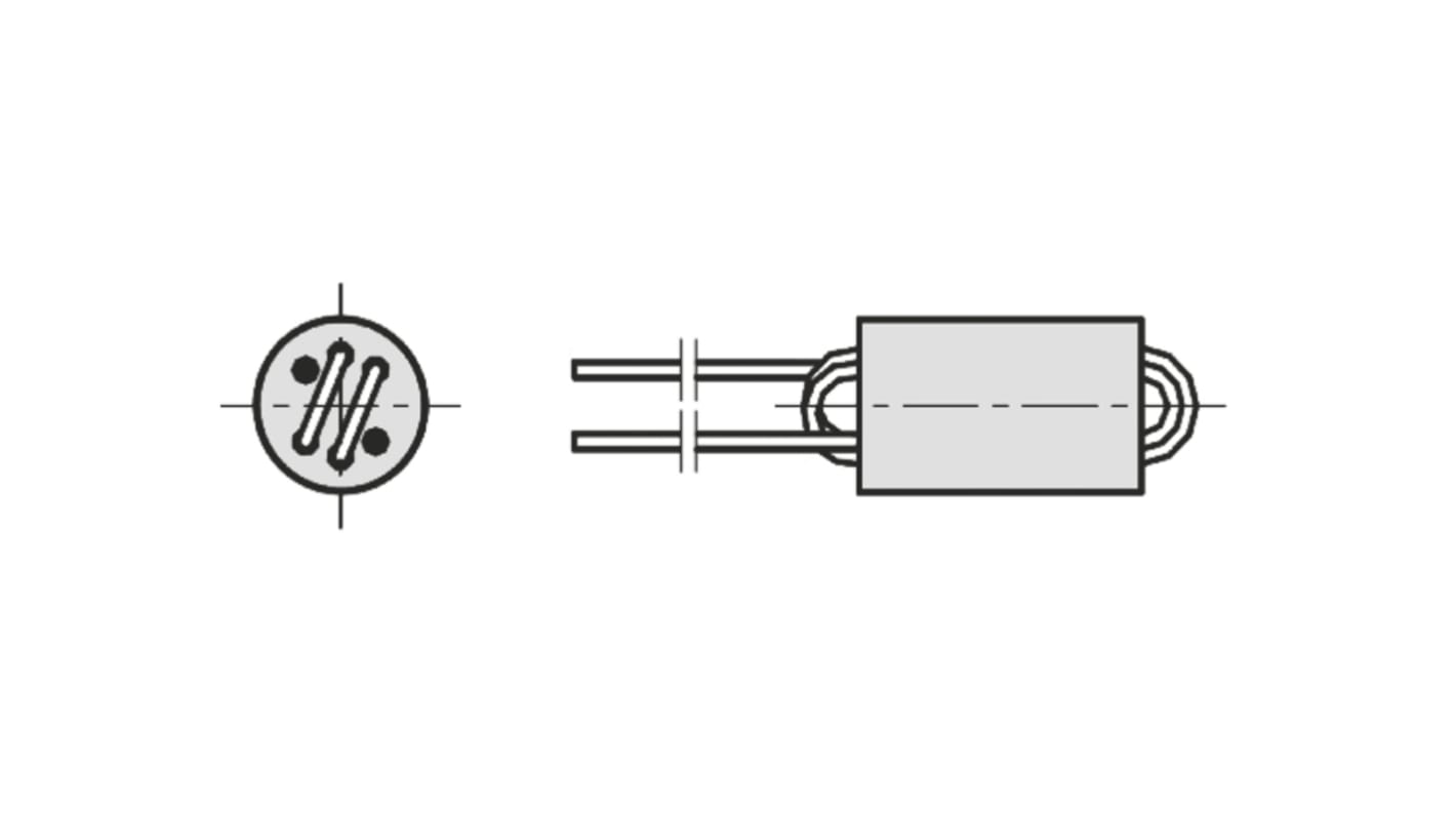 Fair-Rite Ferrite Bead, 6 (Dia.) x 10mm (Radial), 690Ω impedance at 100 MHz