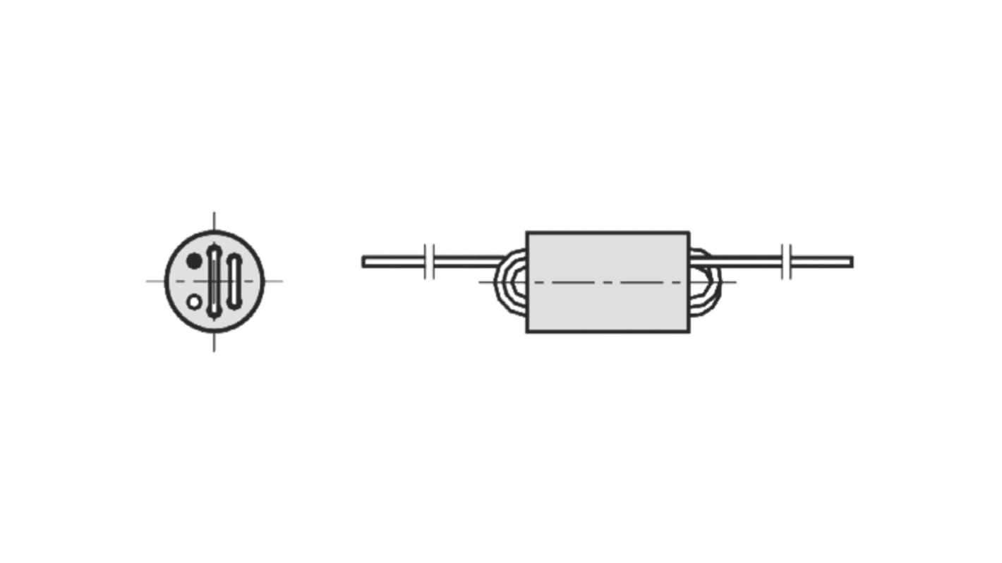 Fair-Rite, Axial, , Ø 6 (Dia.) x 10mm, 6mm