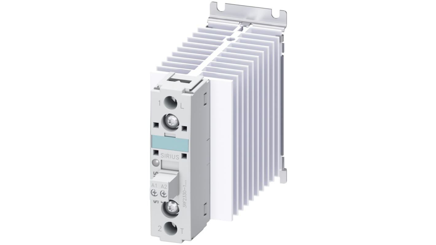 Siemens 3RF2 Series Solid State Relay, 30 A Load, DIN Rail Mount, 230 V Load, 24 V dc Control
