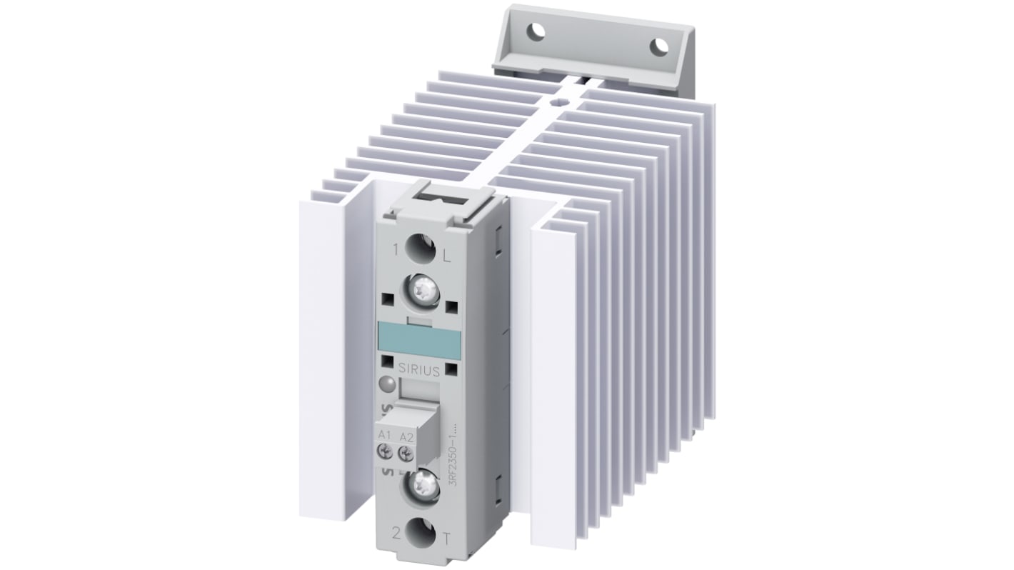 Siemens 固态继电器, 过零型开关, 最大负载50 A, 460 V, 最大控制24 V 直流, DIN导轨安装, SPST