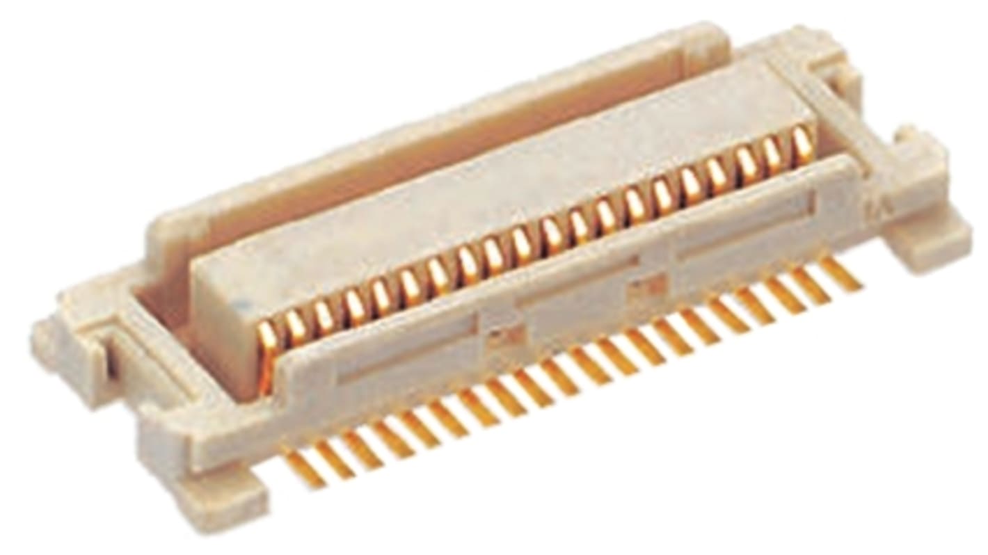 Molex SLIMSTACK Series Straight Surface Mount PCB Header, 40 Contact(s), 0.5mm Pitch, 2 Row(s)