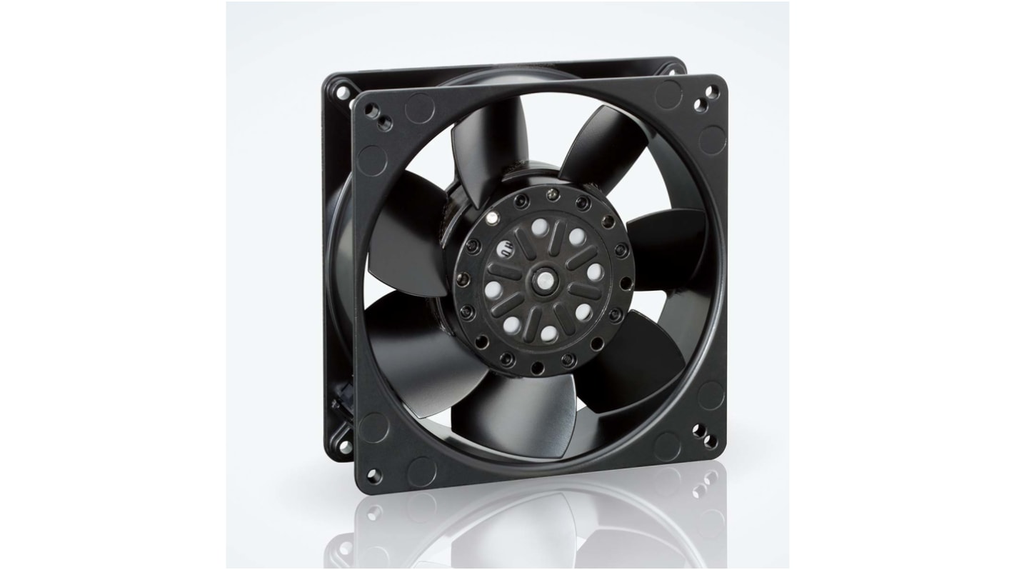 ebm-papst 5600 Series Axial Fan, 230 V ac, AC Operation, 235m³/h, 30W, 130mA Max, IP20, 135 x 135 x 38mm