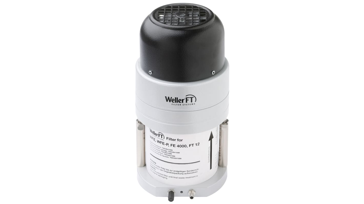 Weller WFE P, 230V ac Solder Fume Extractor, Fine Dust Filter F7; HEPA Filter H13 & Wide Band Gas Filter for cleanroom,