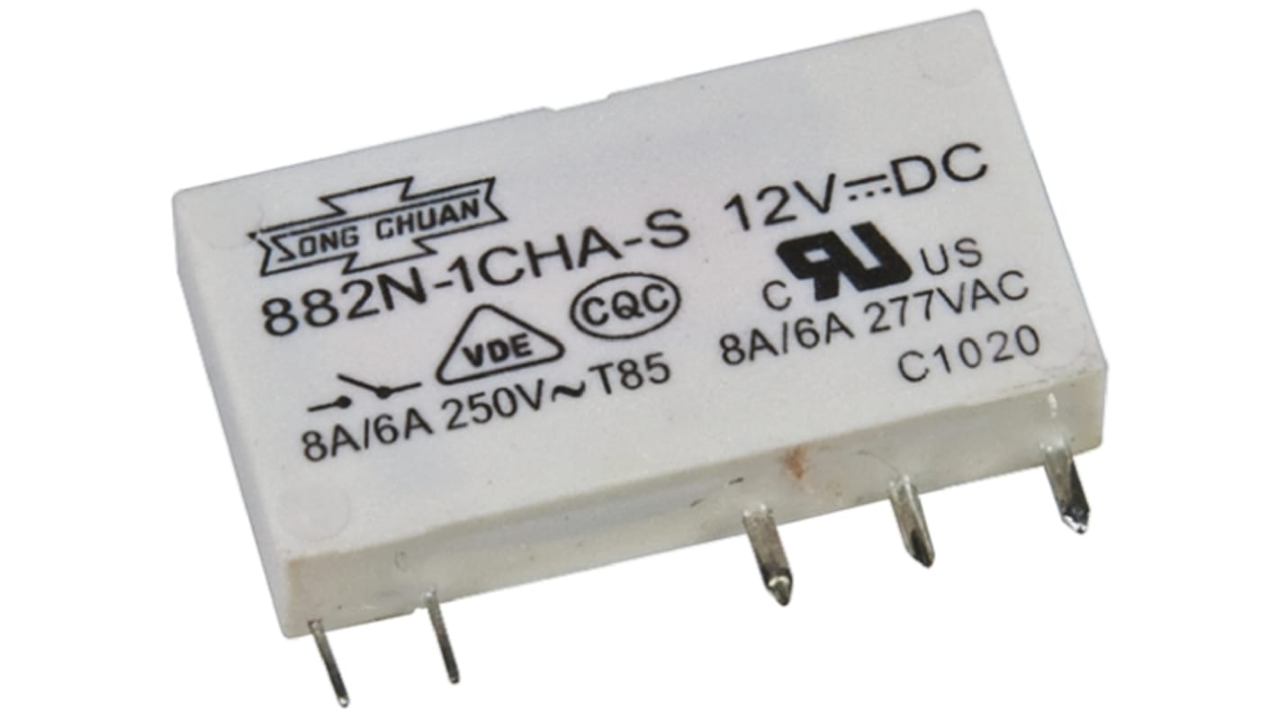 Wieland パワーリレー 12V dc, 1c接点 DINレールタイプ