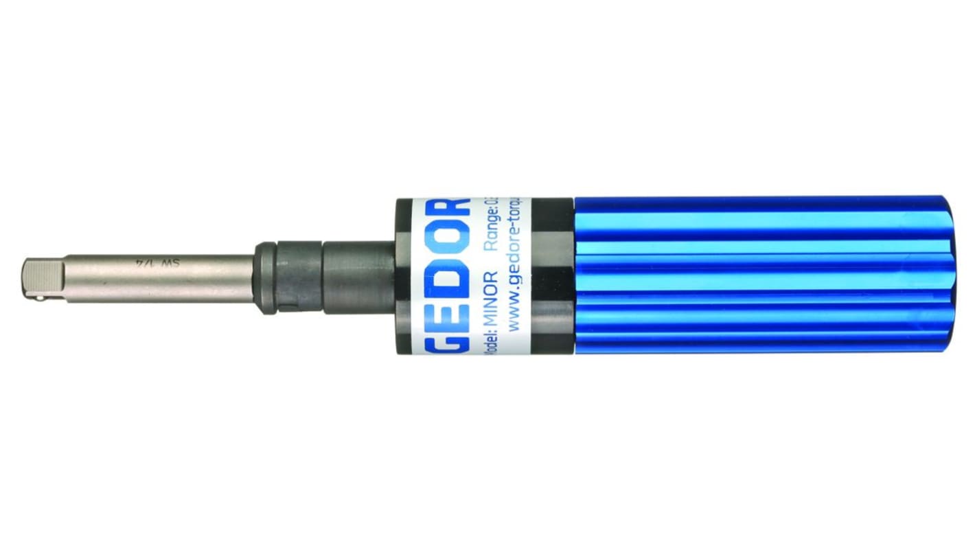 RS PRO Pre-Settable Hex Torque Screwdriver, 0.7 → 22Ncm, 1/4 in Drive, No, ±6 % Accuracy