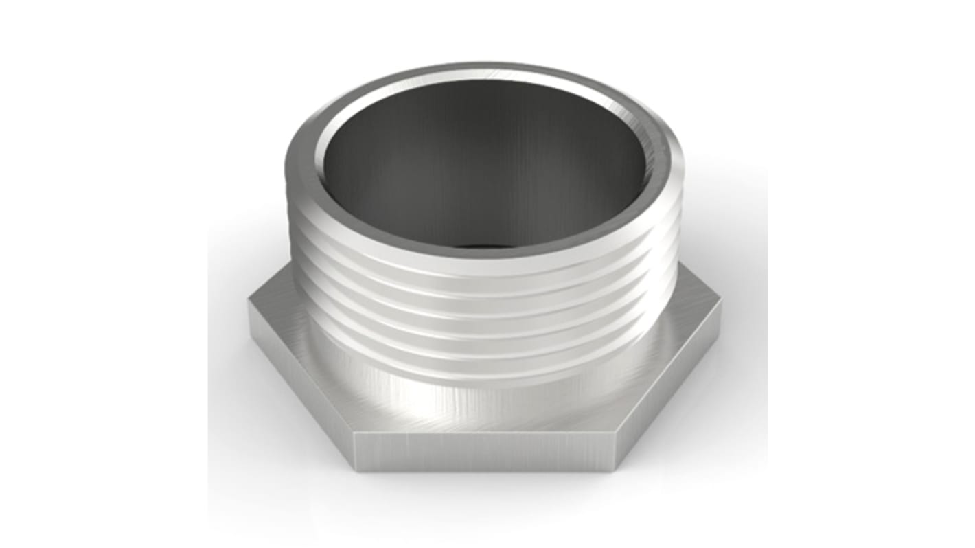 RS PRO Male Bush, Conduit Fitting, 25mm Nominal Size, 316 Stainless Steel, Silver IP67 rating