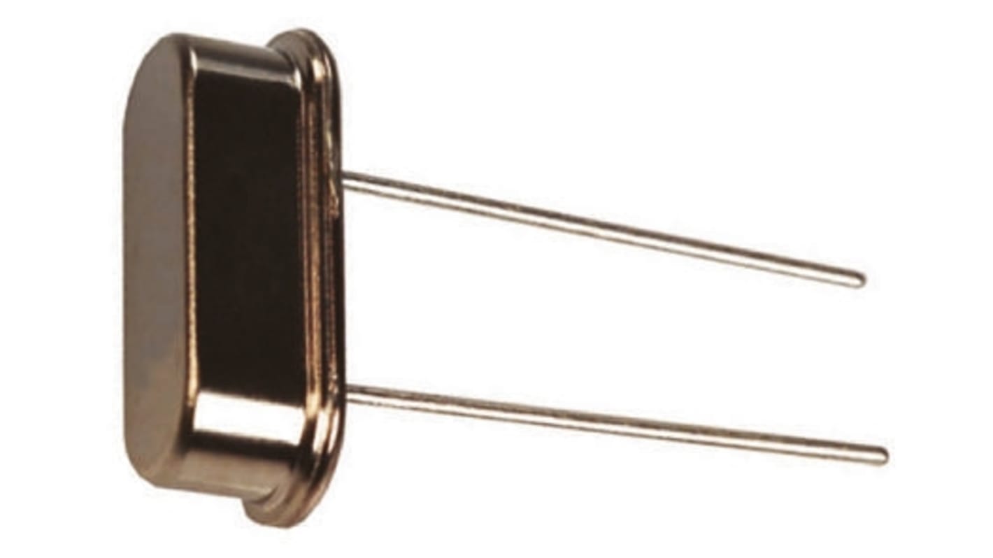MERCURY 石英晶体, 11.0592MHz, 通孔安装, 2引脚, 18pF负载, ±50ppm, 10.7 x 4.3 x 3.5mm