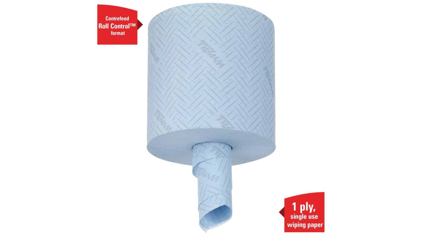 Kimberly Clark L10 General Clean Papierhandtuch Wischerrolle Blau, 185 x 380mm, 630-Blatt